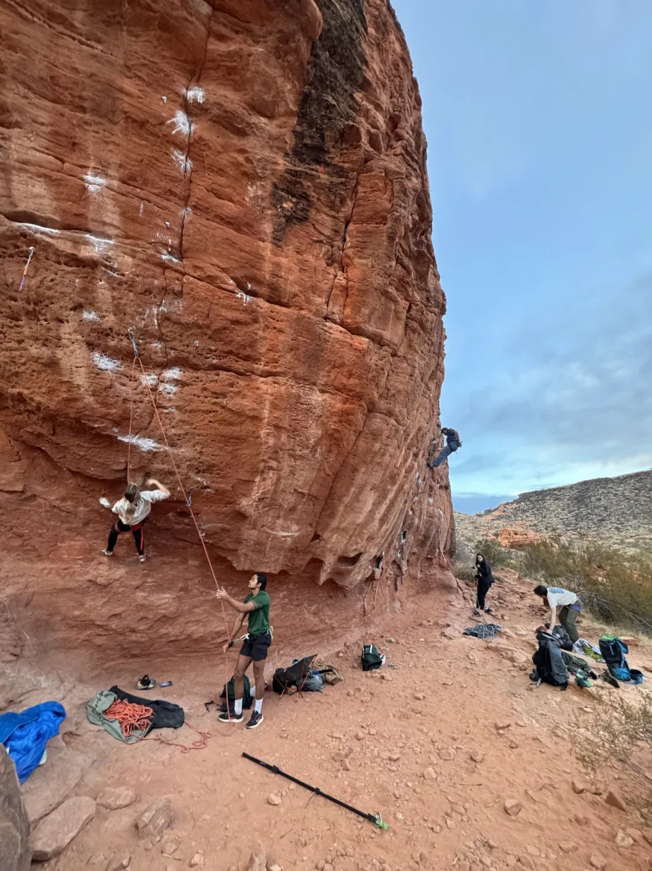 St George lead climbing
